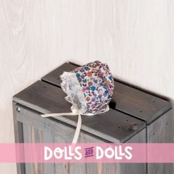 Tenue pour poupée Así 28 cm - Robe bleue à fleurs avec plastron rose pour poupée Gordi