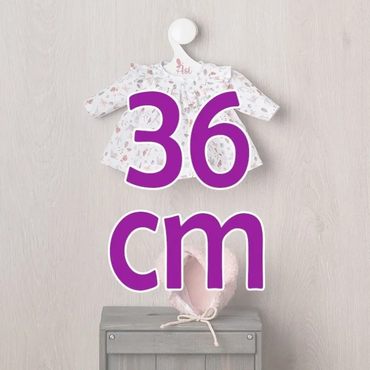Tenue pour poupée Así 36 cm - Robe de la Collection Caracoles pour poupée Alex