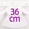 Tenue pour poupée Así 36 cm - Robe rose fleurie avec veste plumeti pour Guille