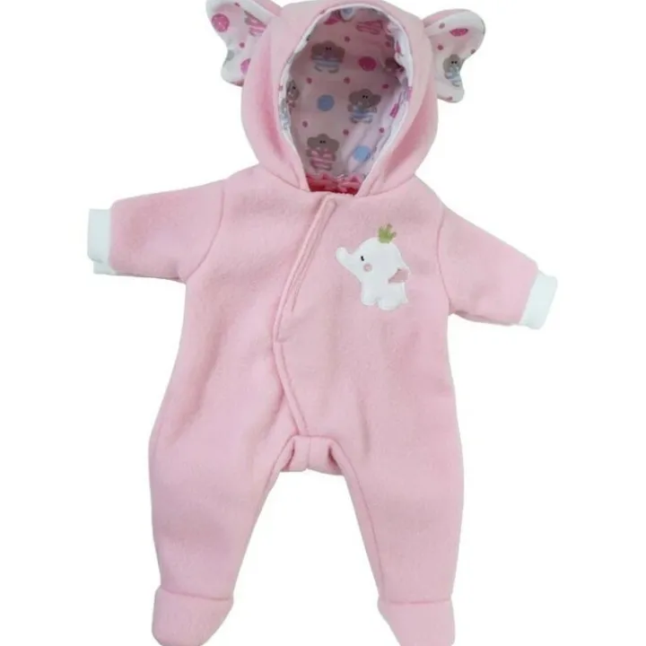 Tenue pour poupée Berenguer Boutique 35-40 cm - Pyjama éléphant rose