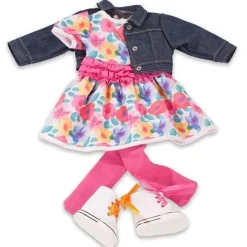 Tenue pour poupée Götz 45-50 cm - Combo Happy Flower