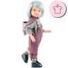 Tenue pour poupée Paola Reina 32 cm - Las Amigas - Ensemble Sergio salopette dinosaure et pull à capuche